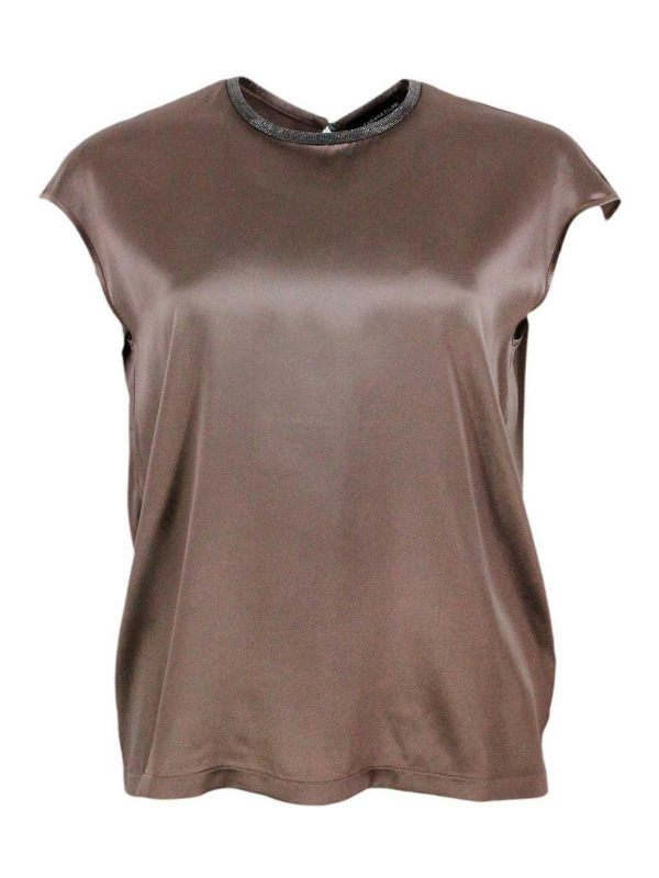 Fabiana Filippi Top - Marron