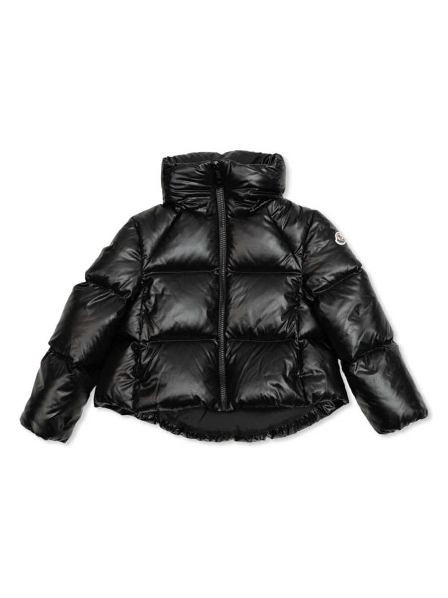 logo-patch padded jacket