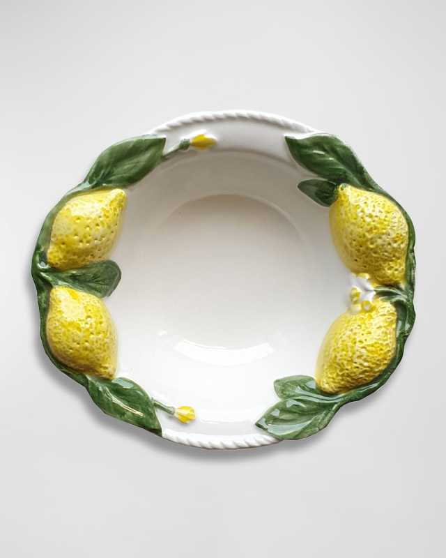Lemon Handpainted Dinner Plate