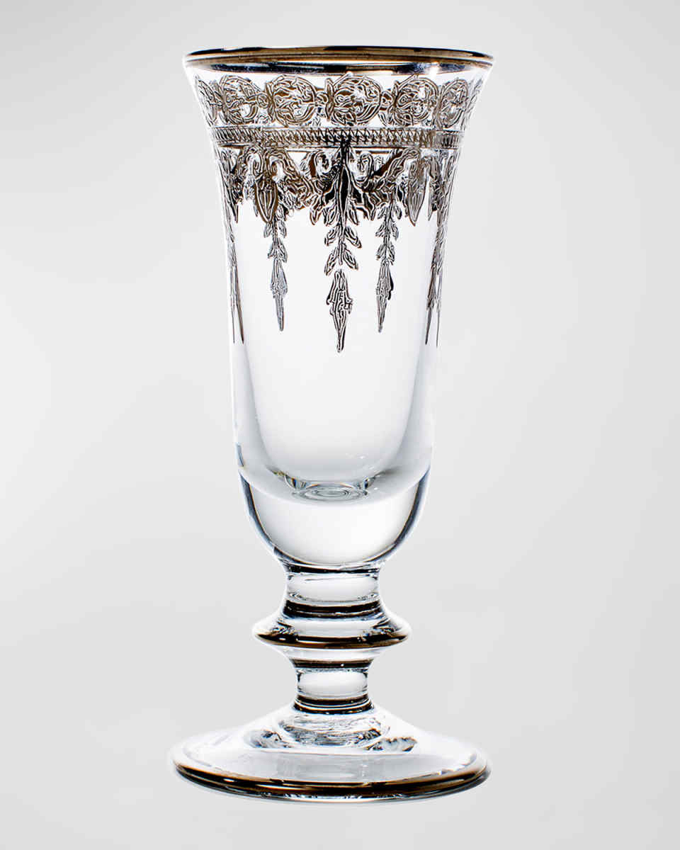 Vetro Platinum Flute Glass