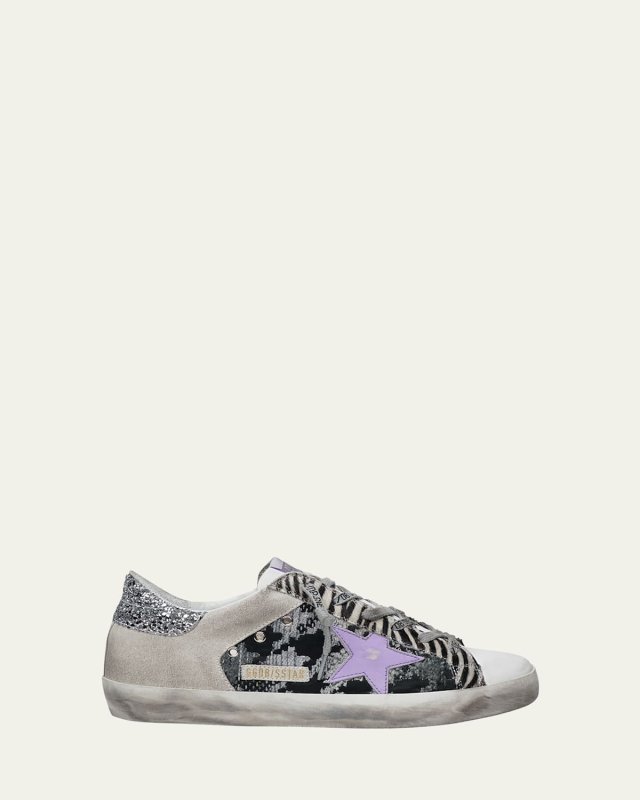 Superstar Animal-Print Court Sneakers