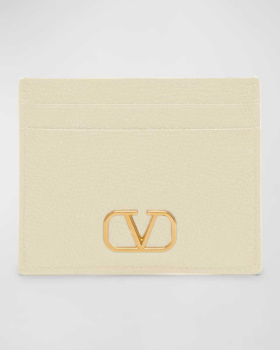 VLOGO Signature Leather Card Holder