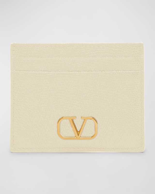 VLOGO Signature Leather Card Holder
