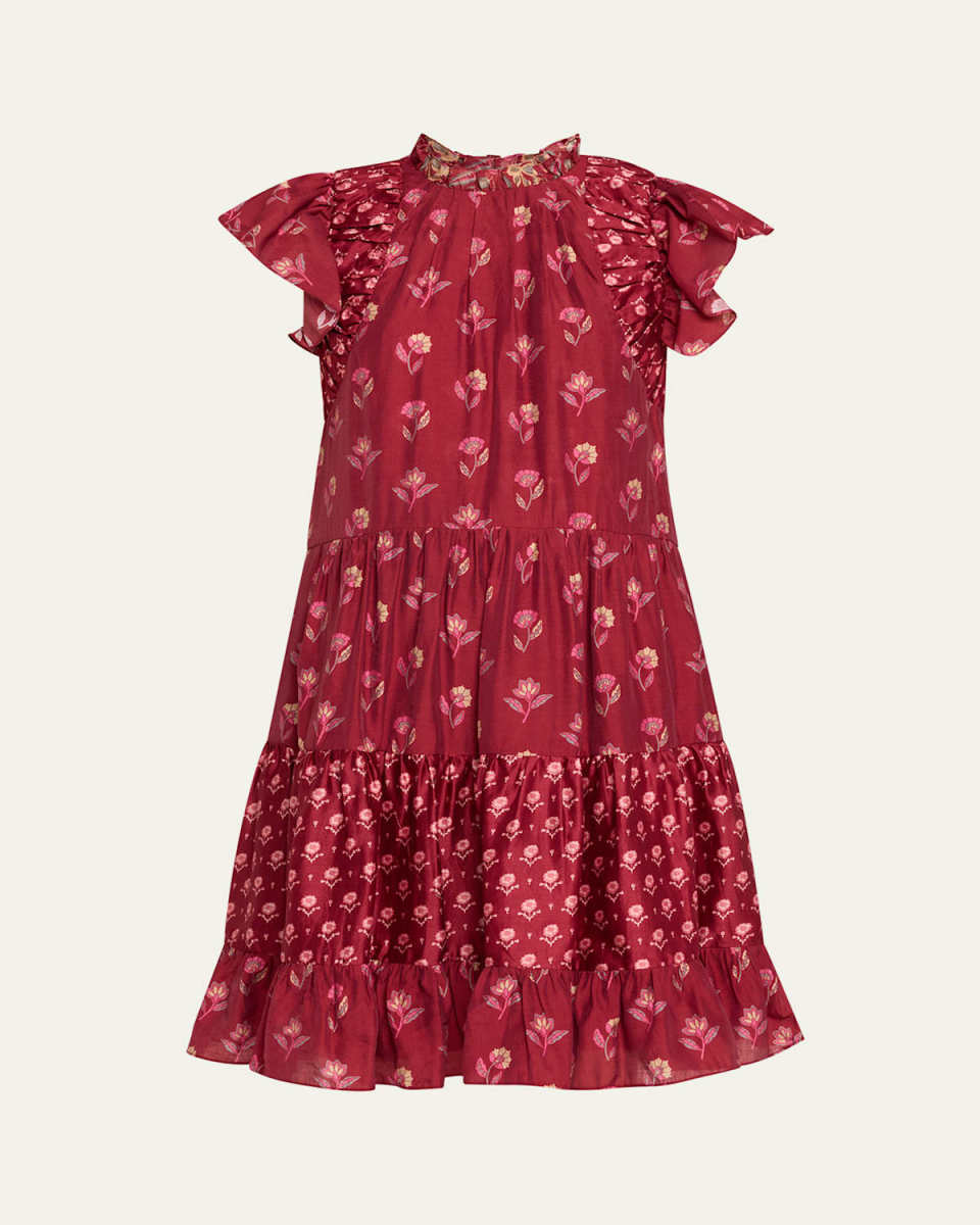 Famke Floral Mini Tunic Dress