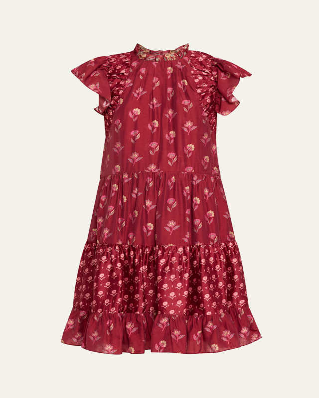 Famke Floral Mini Tunic Dress