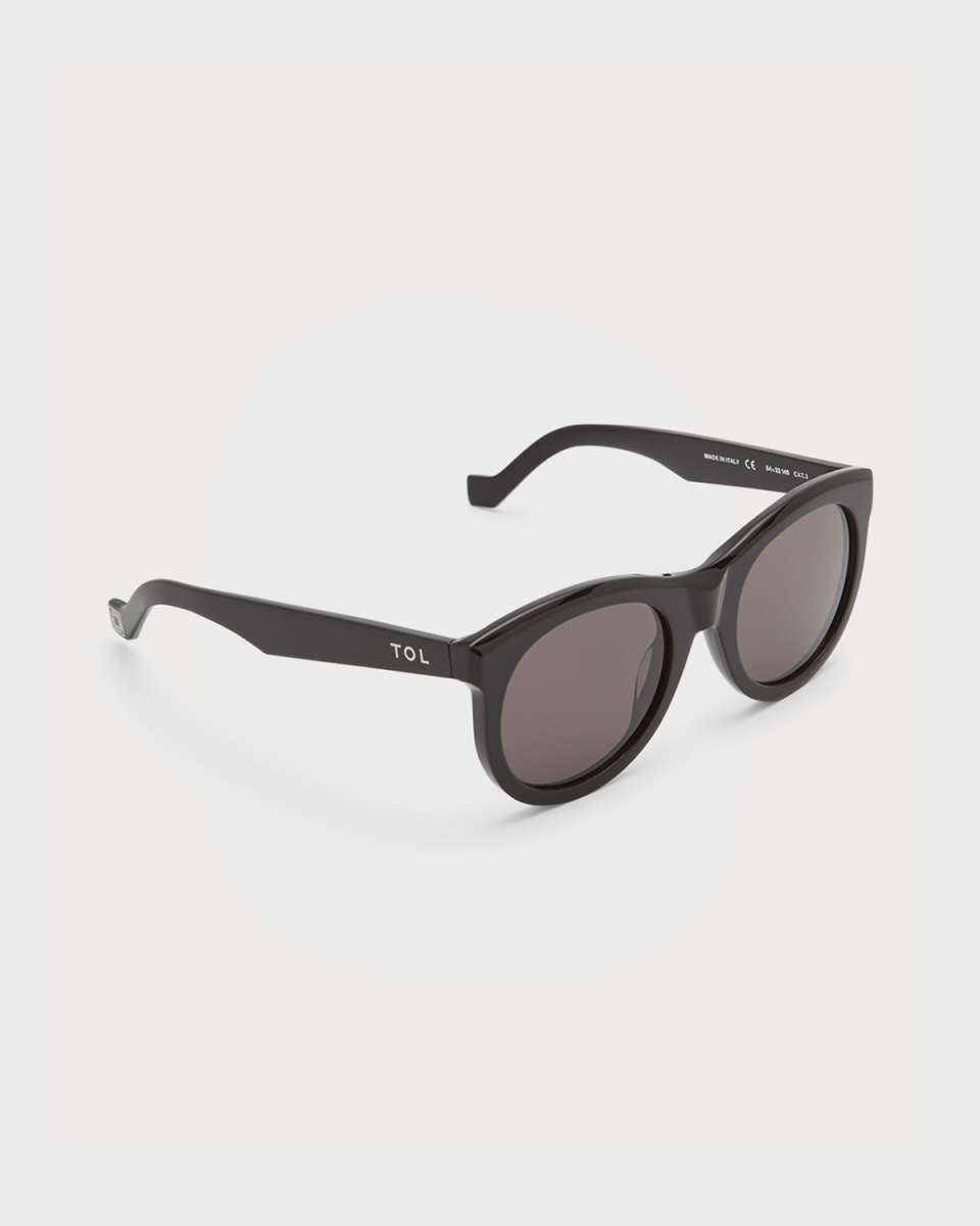 Incognito Round Acetate Sunglasses