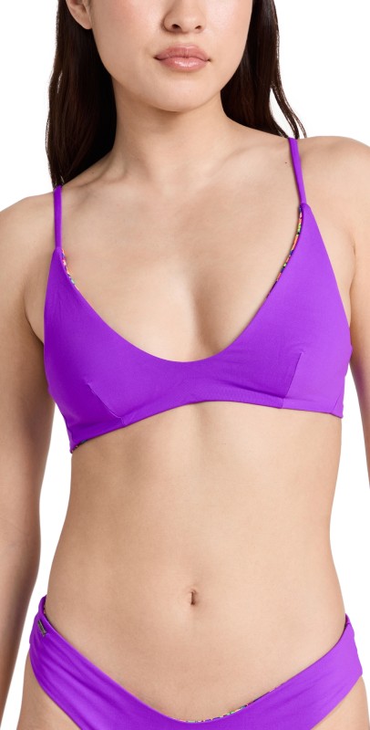 Maaji Violet Creta Bikini Top Purple