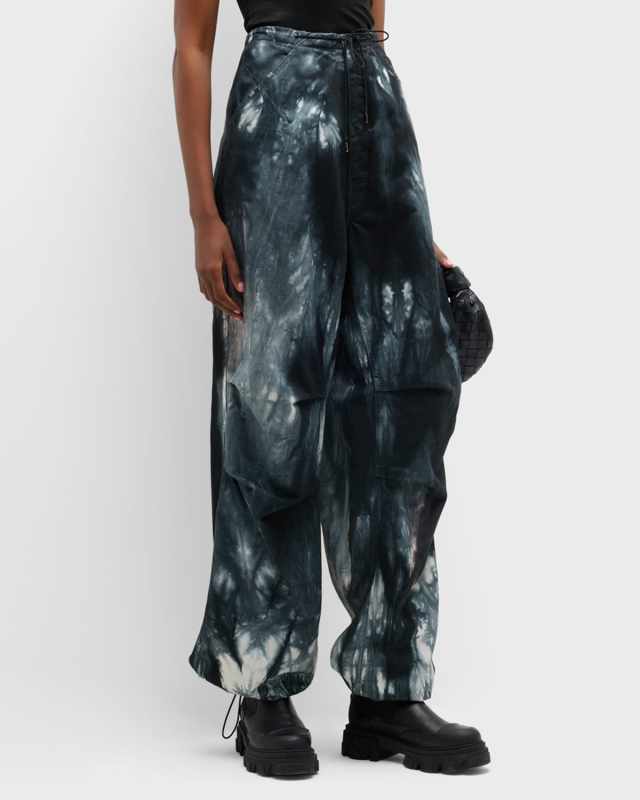 Daisy Tie-Dye Drawstring Joggers