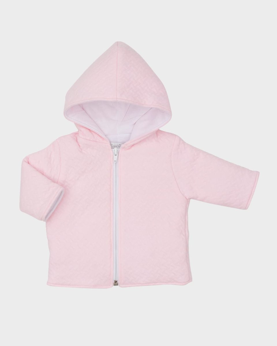 Girl's Classic Jacquard Padded Jacket with Hood, Size 3