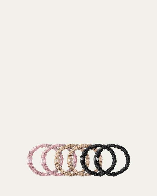 Pure Silk Skinny Scrunchies,