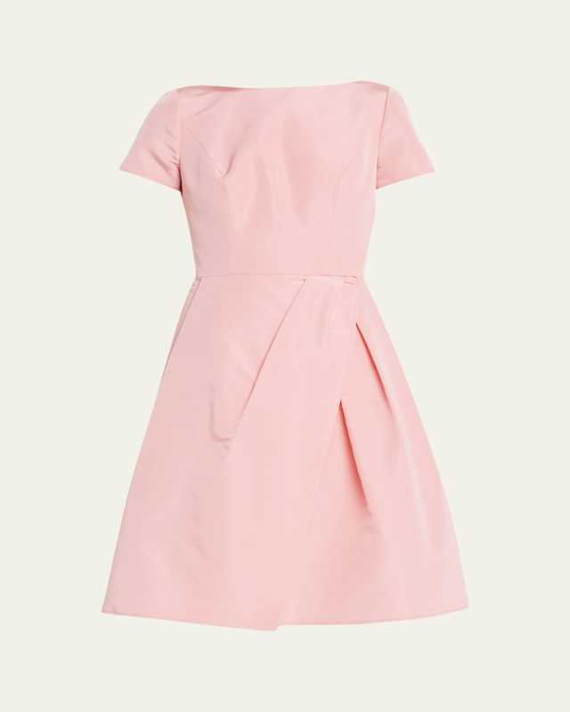 Icon Bateau Neck Short-Sleeve Dress