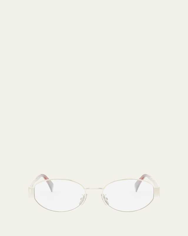 Triomphe Metal Oval Glasses