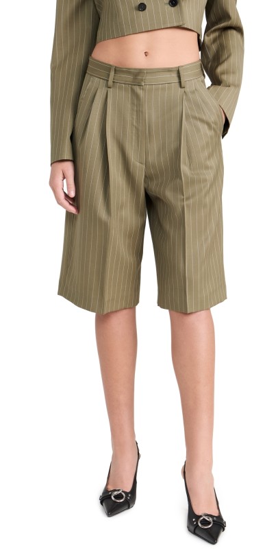 MSGM Bermuda Shorts Military