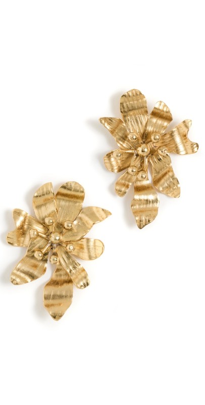 Ulla Johnson Mini Floret Studs Brass