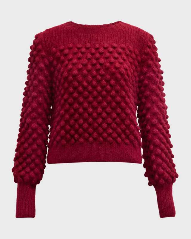 Camila Knit Bobble Stitch Sweat