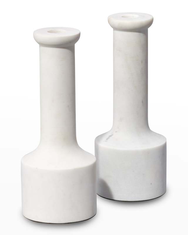 Trumpet Candlesticks, Set of 2