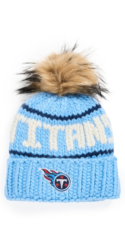 Lele Sadoughi Titans Beanie Sky