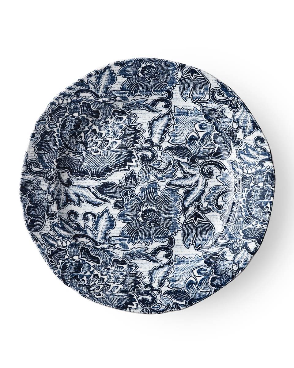 Faded Peony Salad Plate