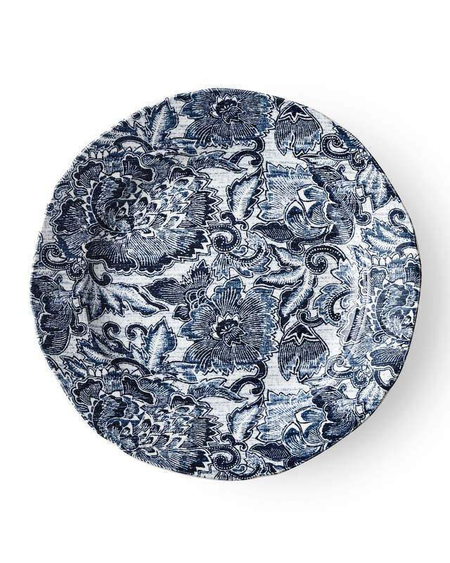 Faded Peony Salad Plate