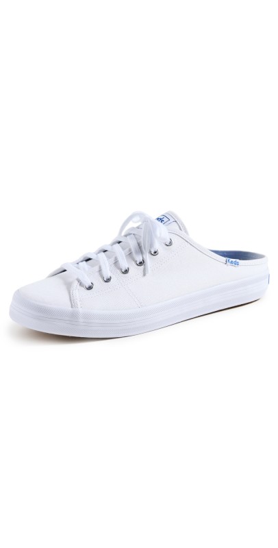 Keds Kickstart Mules White