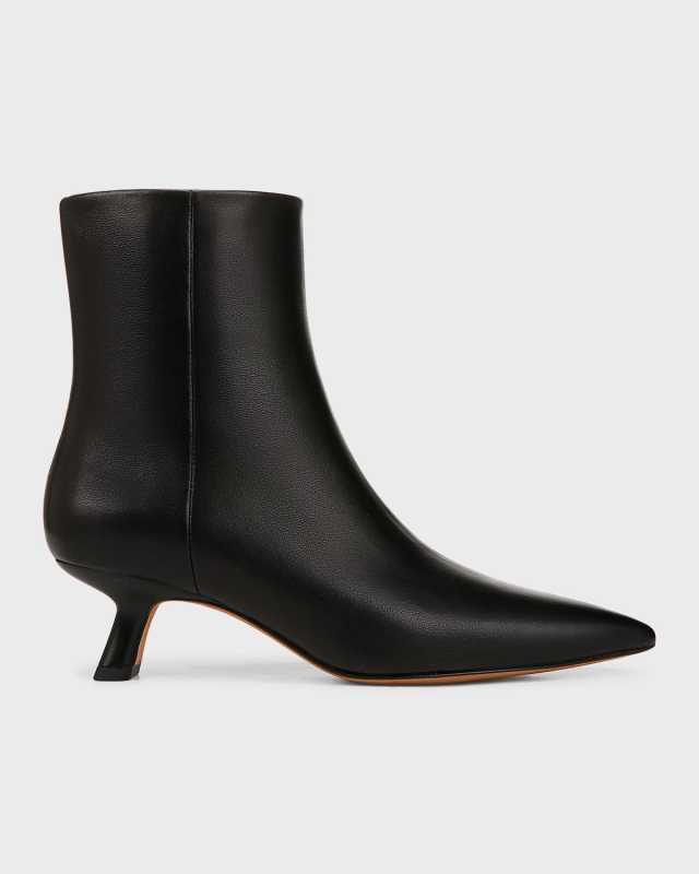 Billy Leather Low Ankle Boots