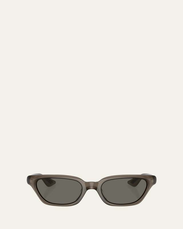 Monochrome Acetate Rectangle Sunglasses