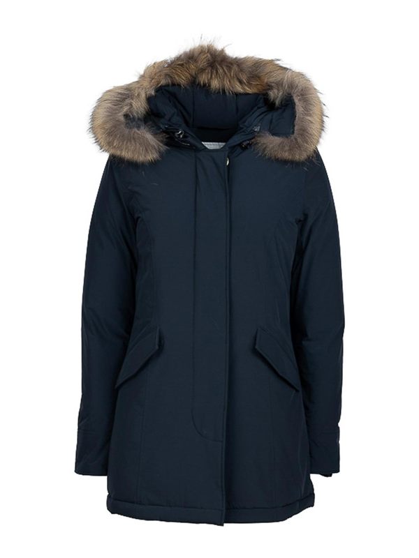 Woolrich Manteau Court - Bleu