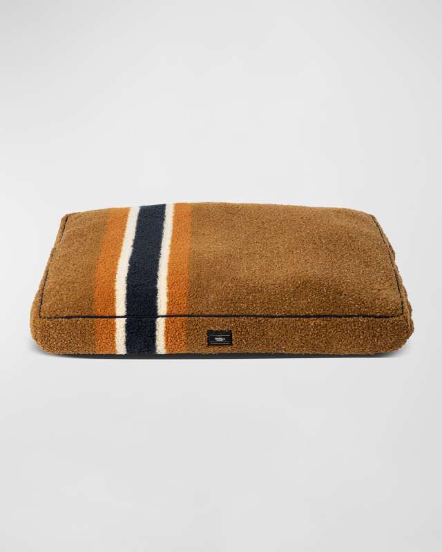 36" Striped Sherpa Pet Napper Pillow B