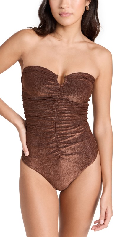 JADE Swim Alyda One Piece Espresso