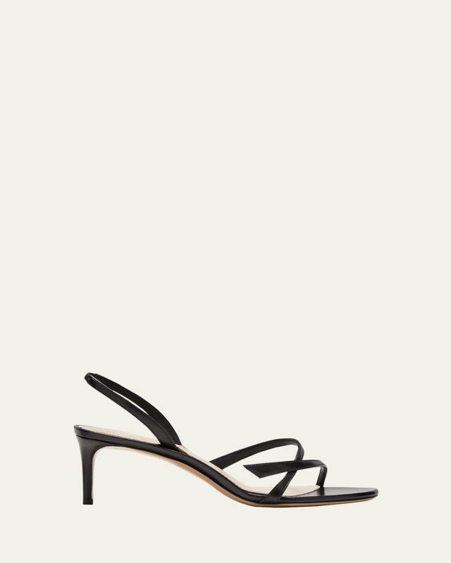Tita Leather Crisscross Halter Sandals
