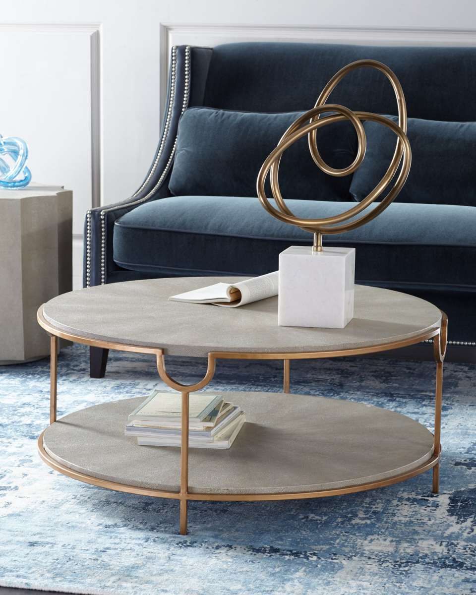 Vogue Shagreen Cocktail Table