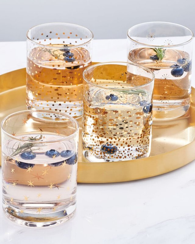 Party 13 oz. Double Old-Fashioned Glasses, Set of 4
