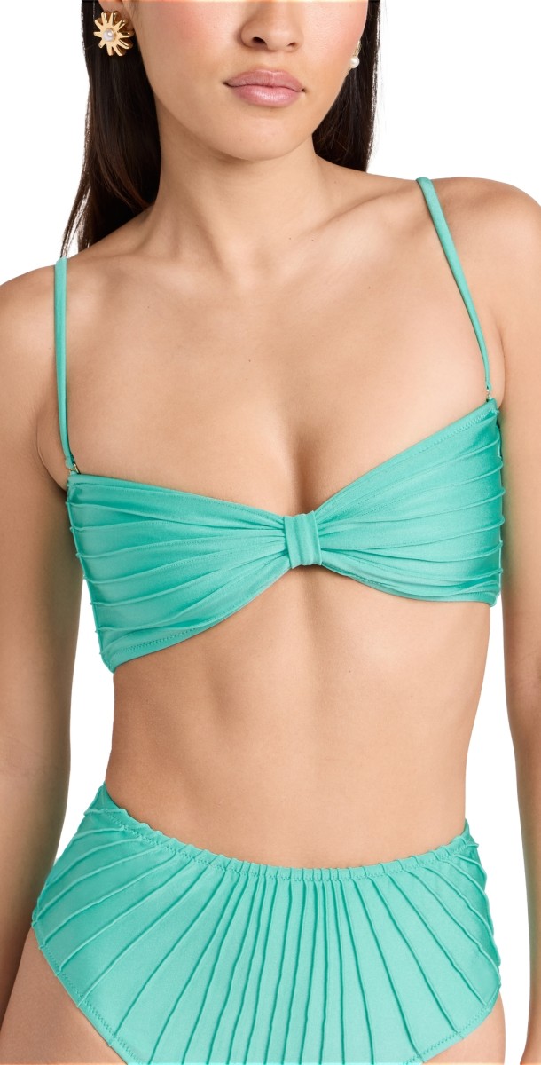 Shani Shemer Anna Bikini Top Blue Maldives
