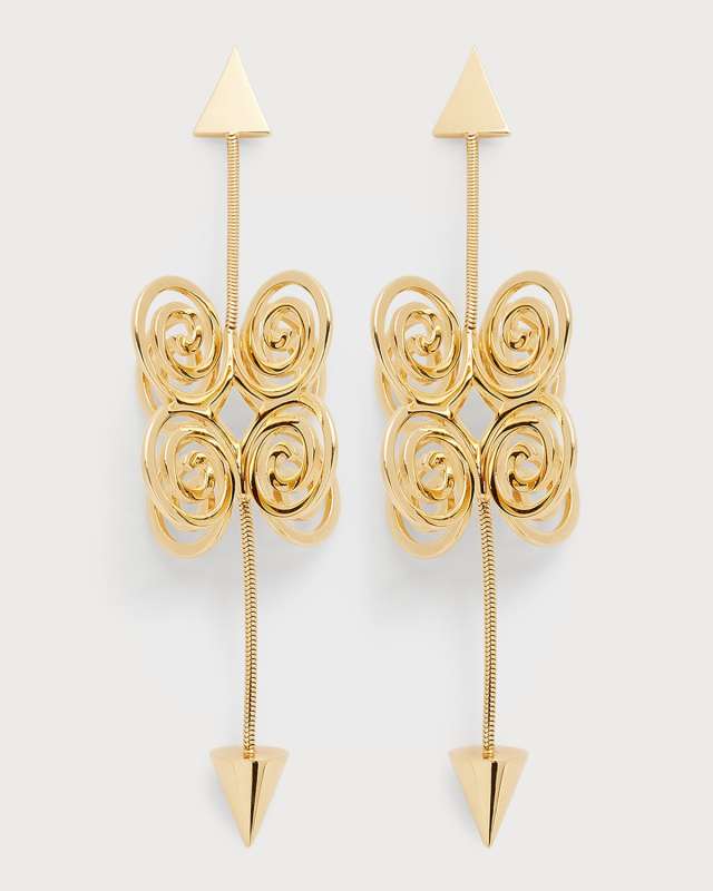 Yellow Gold Essence Earrings