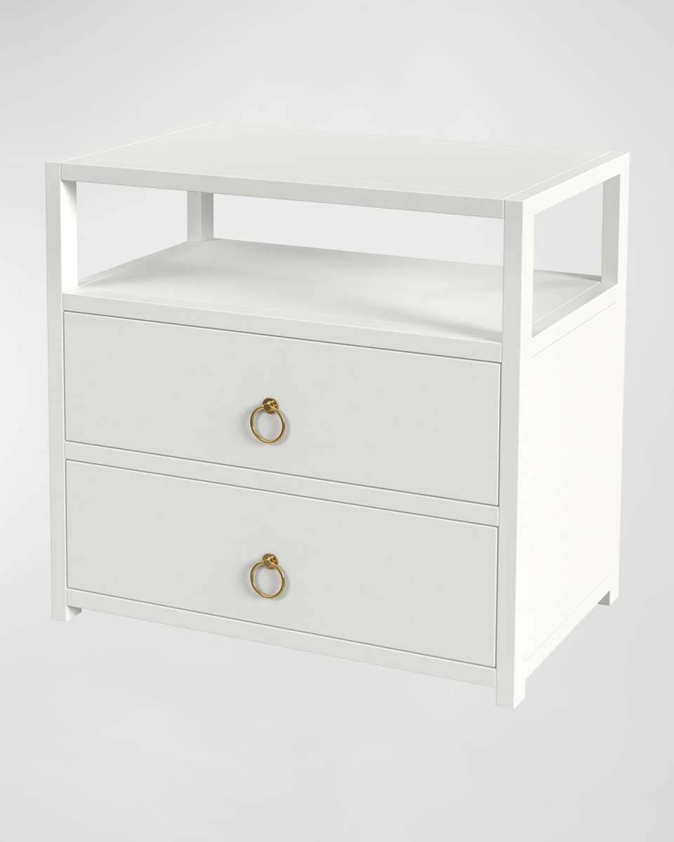 Lark 2-Drawer Nightstand