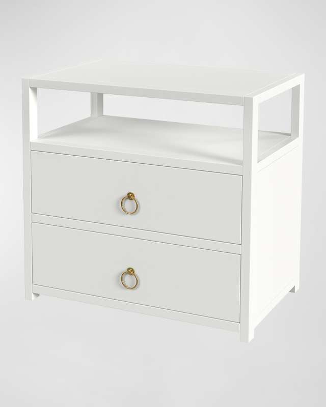 Lark 2-Drawer Nightstand