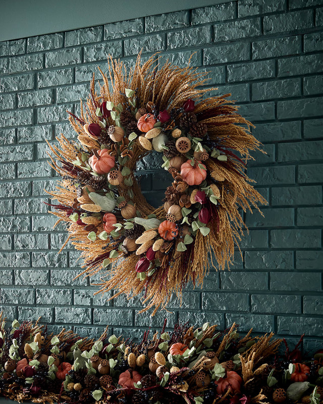 28" Autumn Harvest Wreath