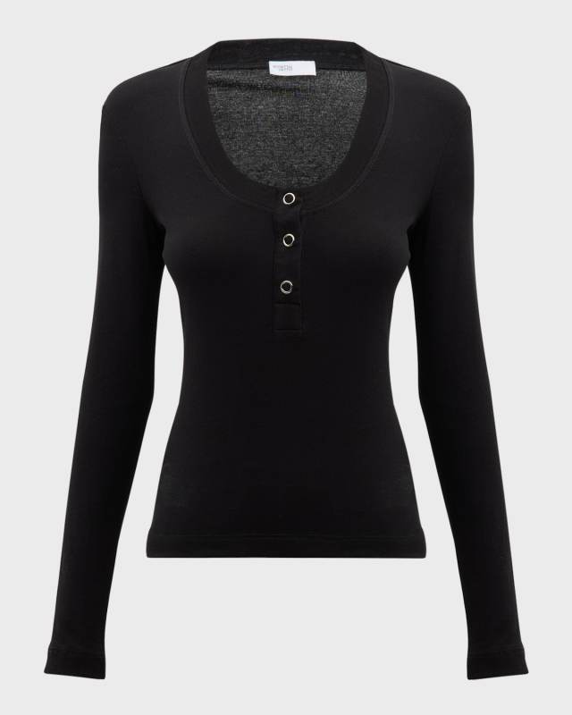 Organic Cotton Henley Top