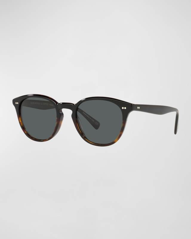 Desmon Round Acetate Sunglasses