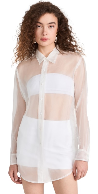 SPRWMN Oversized Shirt No Pocket White