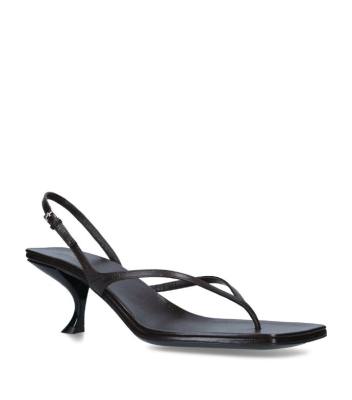 The Row Leather Constance Slingback Sandals