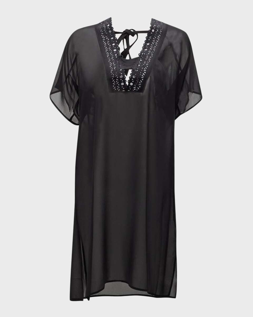 Semi-Sheer Coverup Tunic