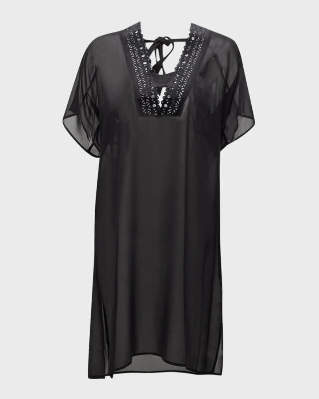Semi-Sheer Coverup Tunic