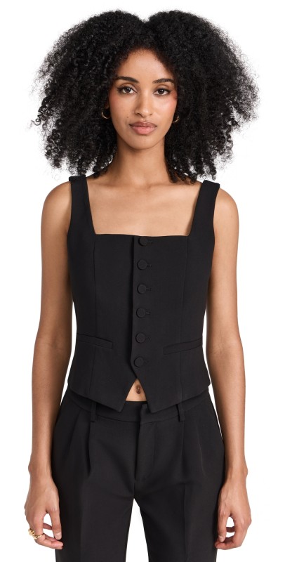 PAIGE Irene Top Black