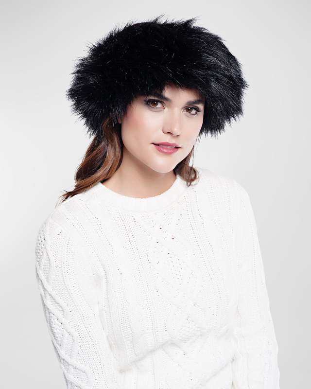 Faux Fur Halo Headband