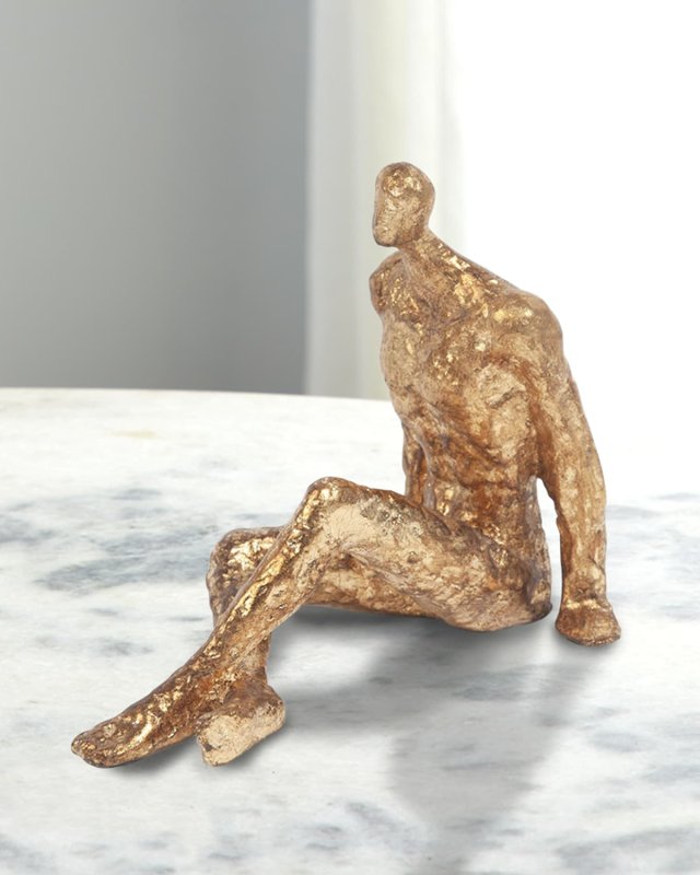 Sitting with Legs Crossed Sculpture