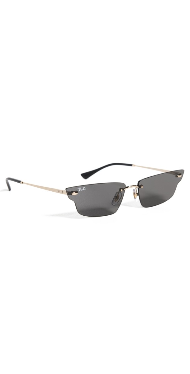 Ray-Ban Anh Irregular Sunglasses Light Gold
