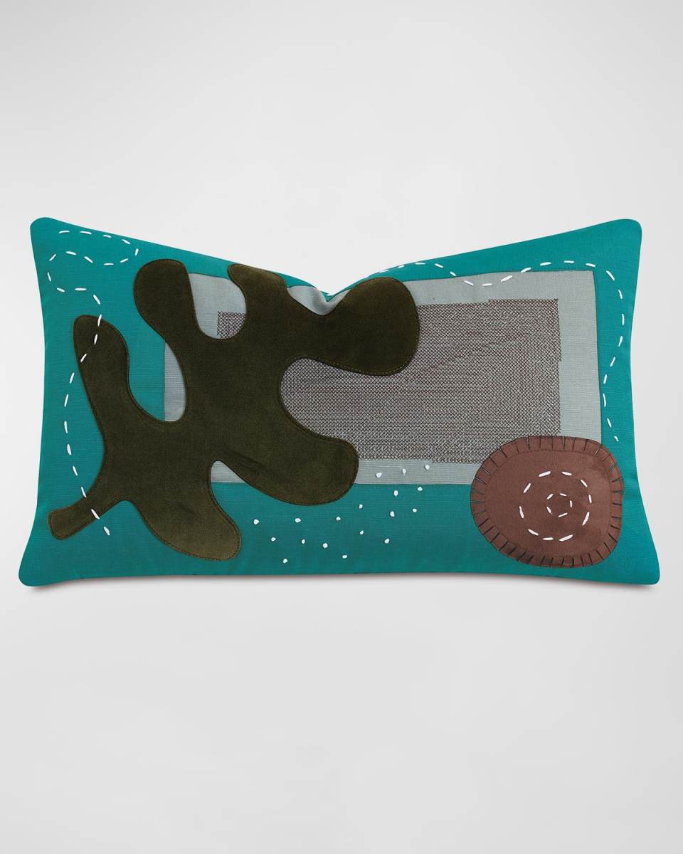 Henri Handcrafted Decorative Pillow, 13" x 22"