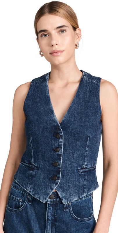 rag & bone Priya Denim Vest Ari