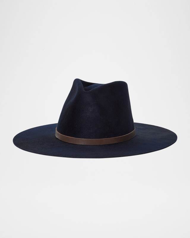 Harley Wool & Suede Fedora Hat